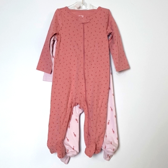 Carter's Baby Girl Sleep and Play 2-pc Pajama Set - Picture 3 of 6